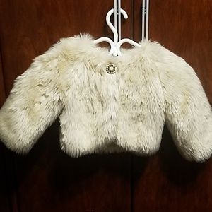 Toddler Girl's Faux Fur jacket
